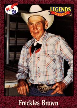 1991 Rodeo America Set B #20 Freckles Brown Front